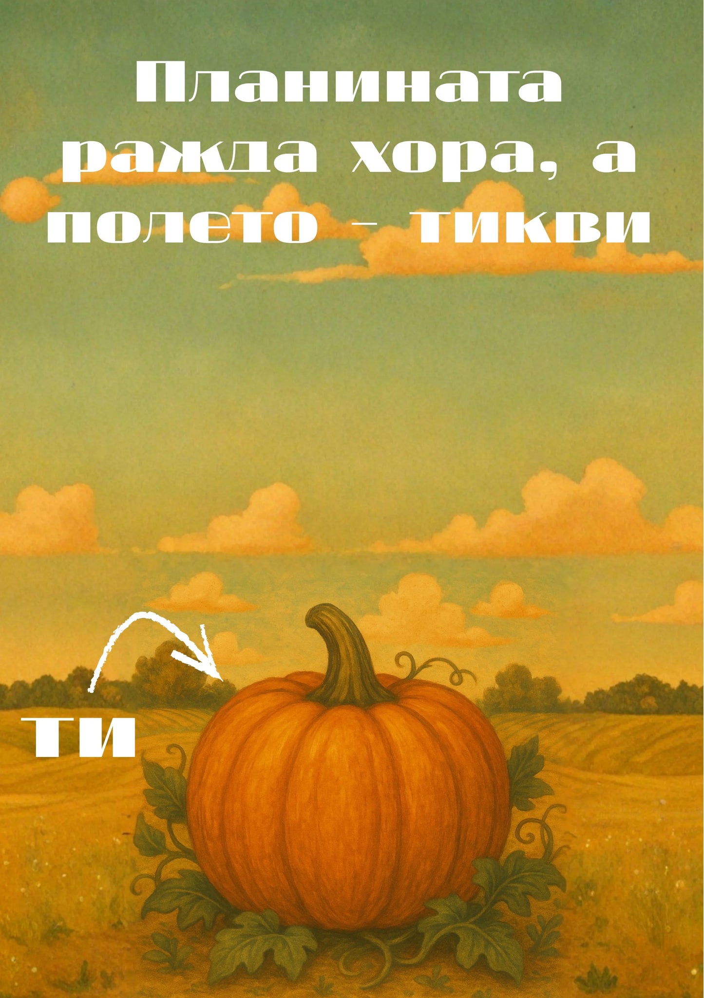 Картичка „Ти си тиква"