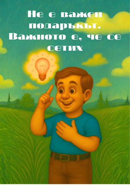 Картичка „Важен е жеста"