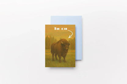 Картичка „Ти си зубър"