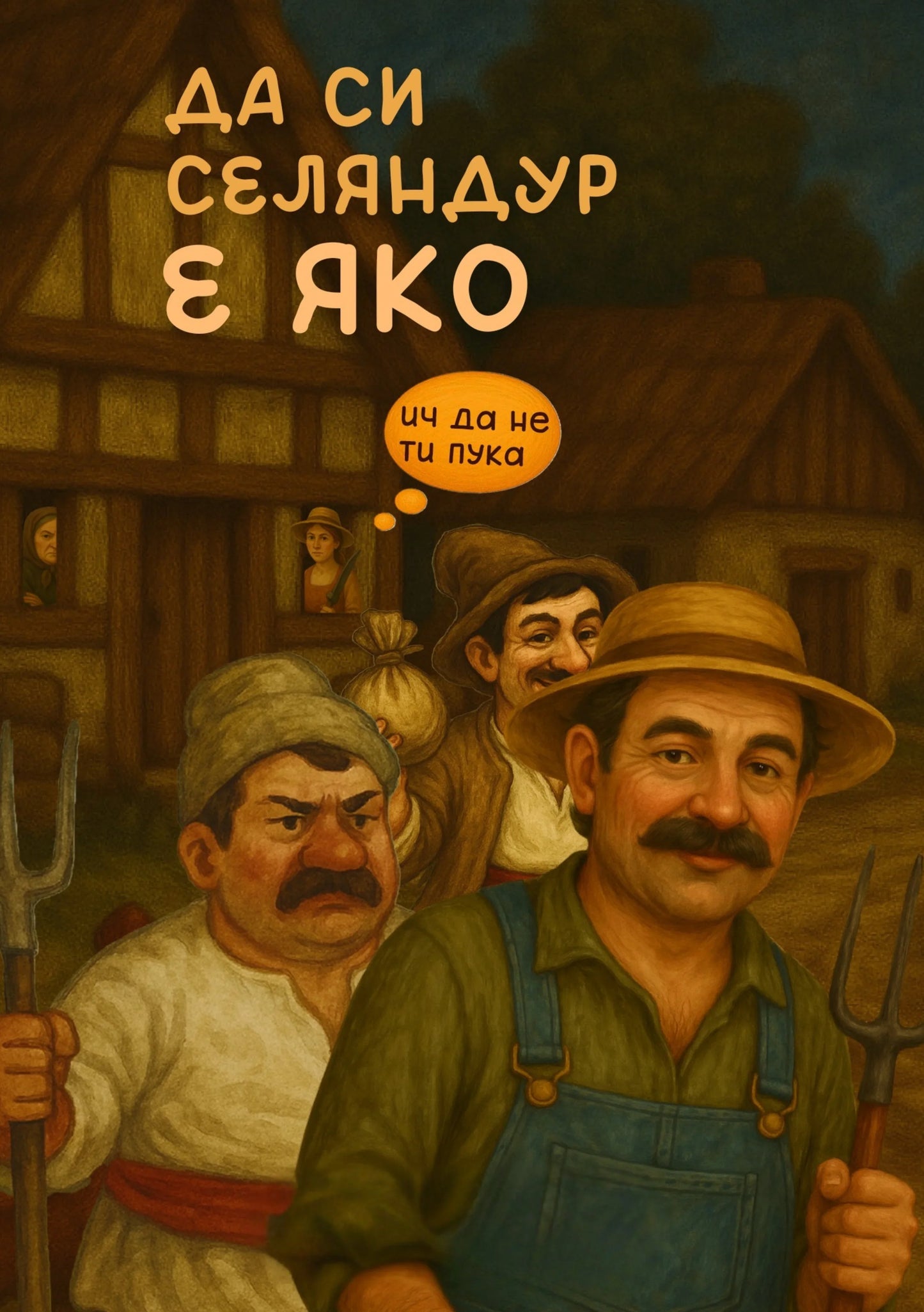 Картичка „Да си селяндур е яко!"